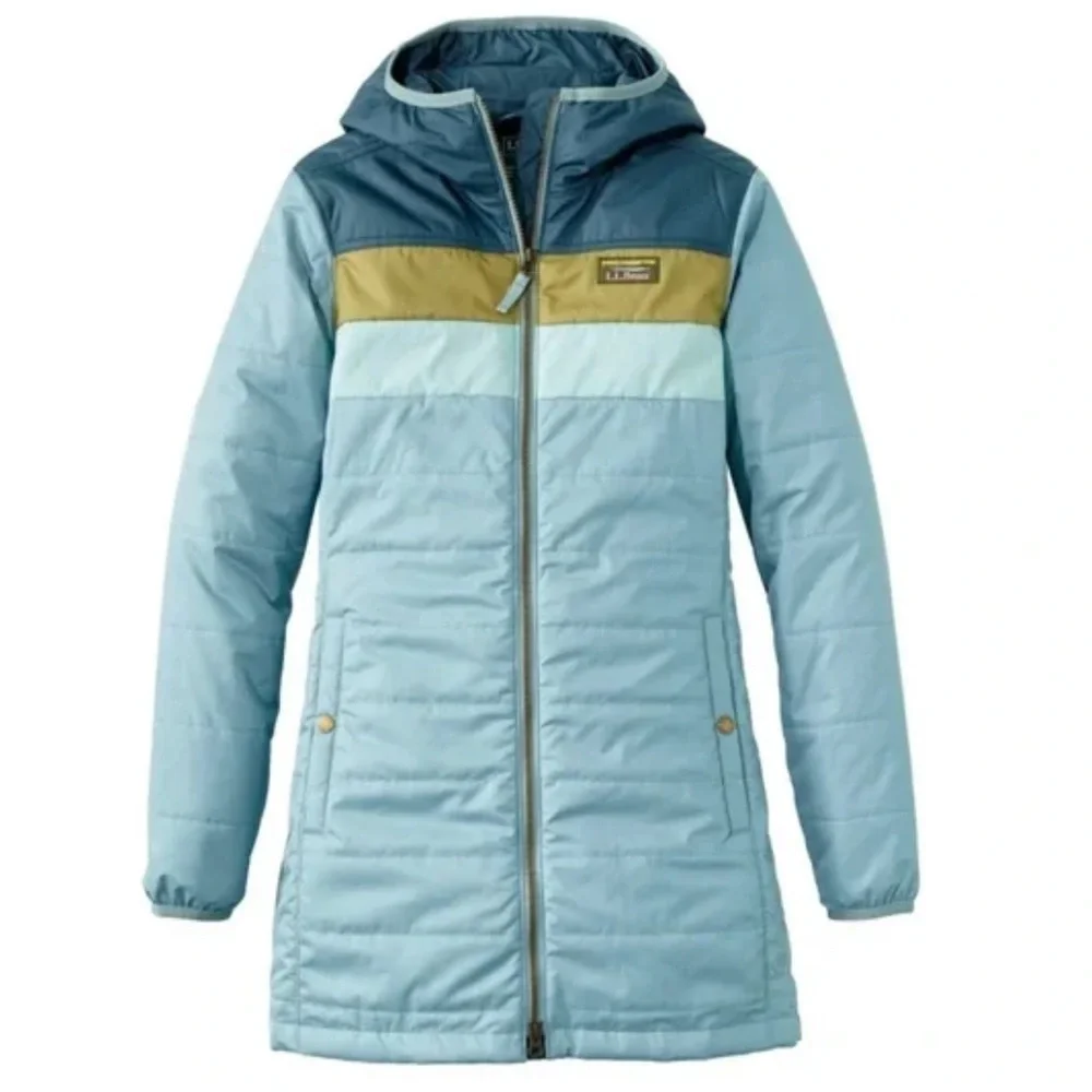 L.L.BEAN Mountain Classic Colorblock Puffer Jacket NWT Size XS - Picture 16 of 16